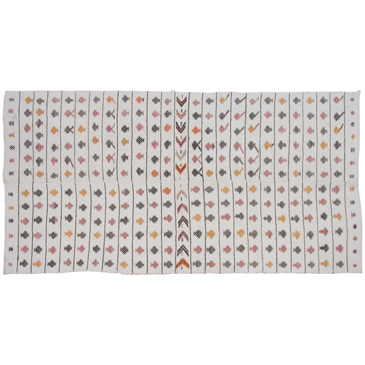 Neutral Kilim 5'9" x 12'2" feet  175 x 370 cm