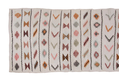 Neutral Kilim 5'9" x 12'2" feet  175 x 370 cm