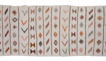 Neutral Kilim 5'9" x 12'2" feet  175 x 370 cm