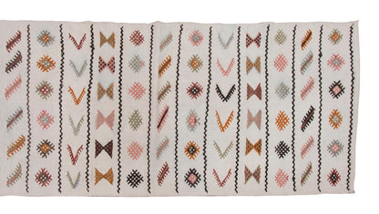 Neutral Kilim 5'9" x 12'2" feet  175 x 370 cm