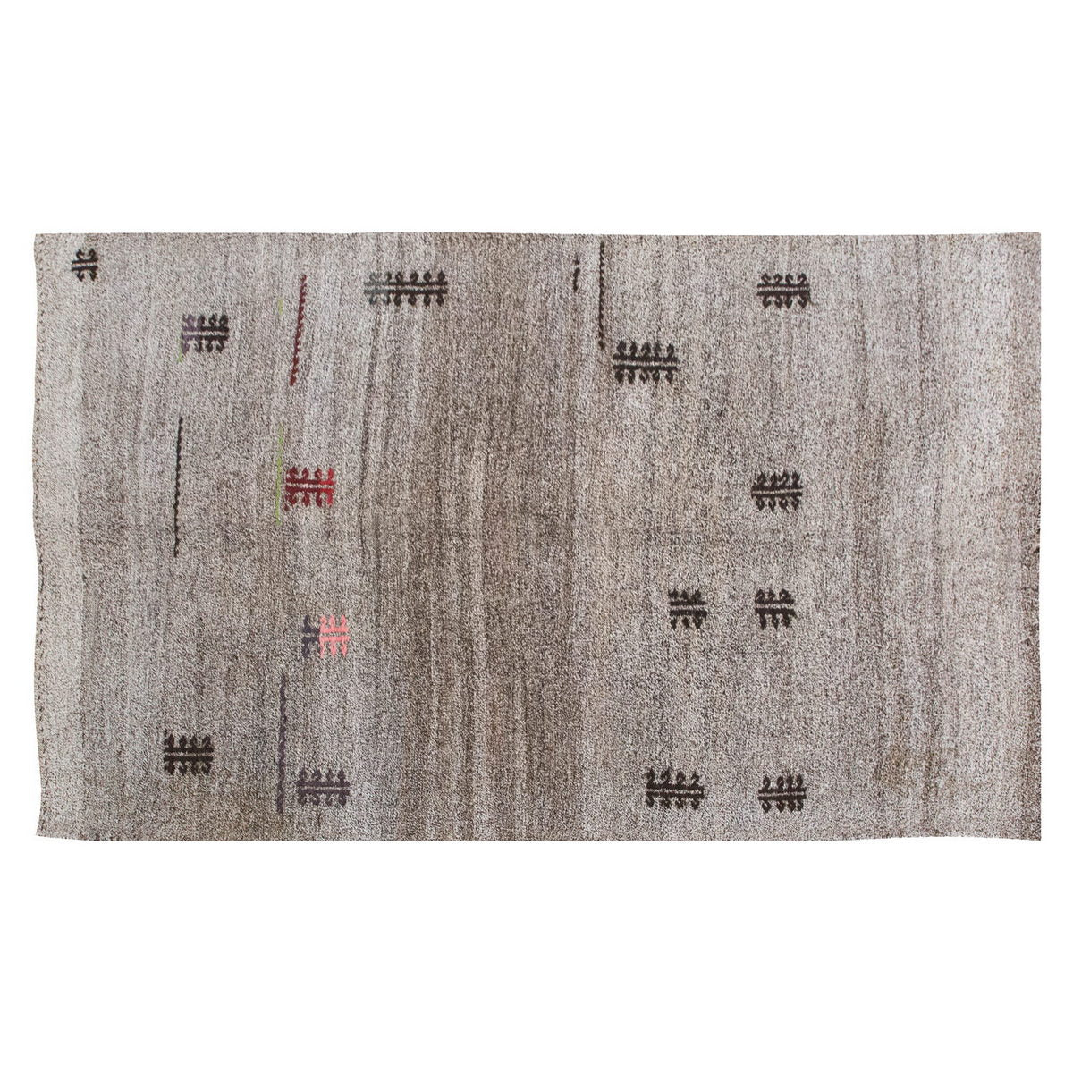 Neutral Kilim 5'7" x 9'8" feet 170 x 294 cm