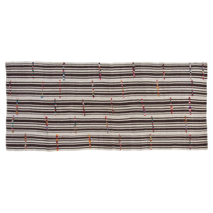 Neutral Kilim 5 x 11'11" feet 152 x 362 cm