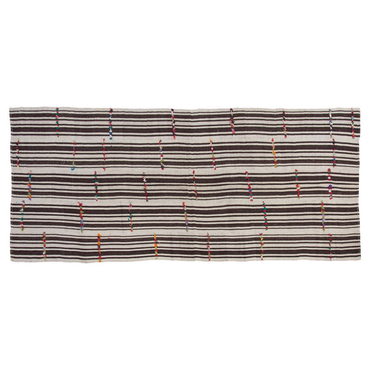 Neutral Kilim 5 x 11'11" feet 152 x 362 cm