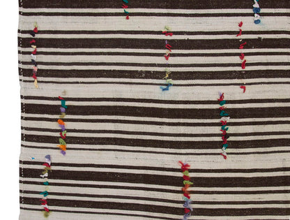 Neutral Kilim 5 x 11'11" feet 152 x 362 cm