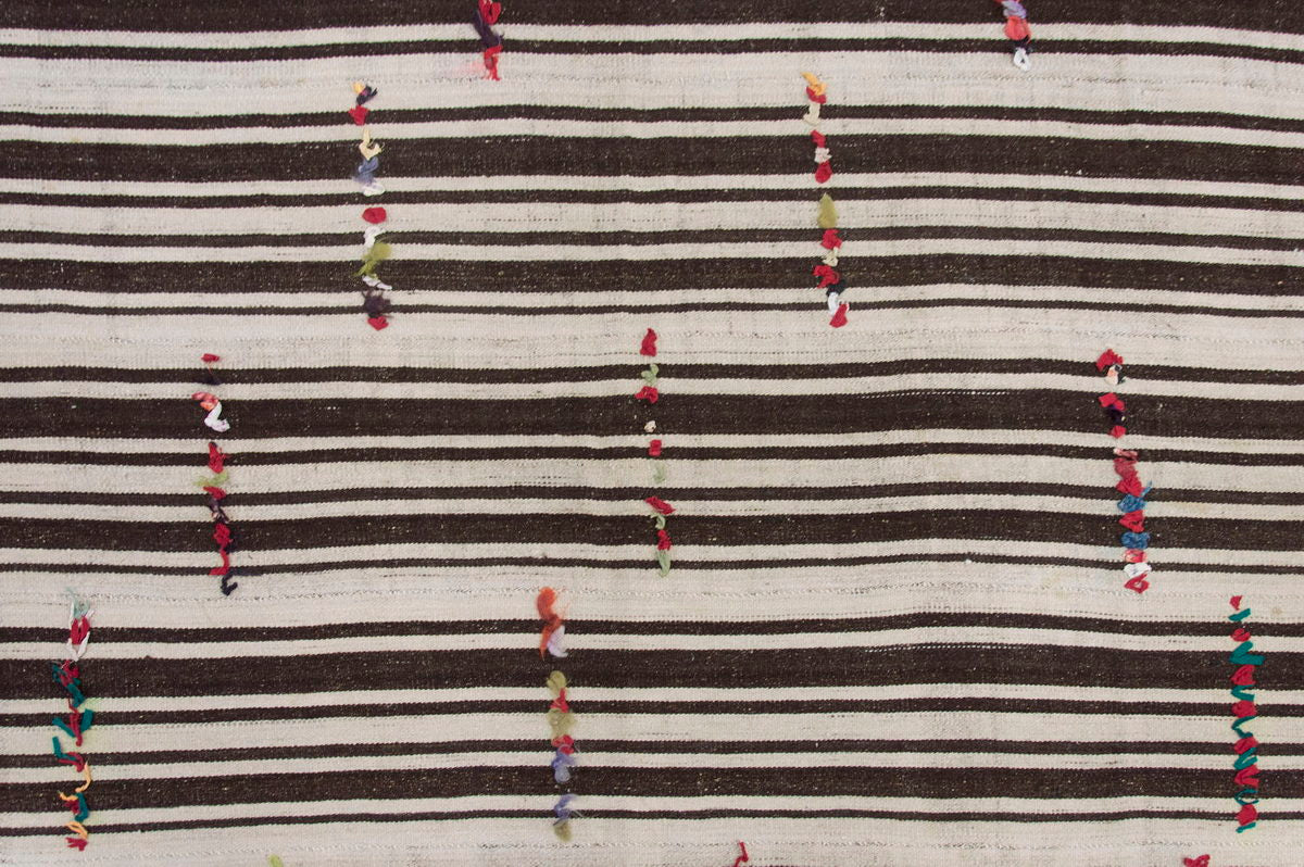 Neutral Kilim 5 x 11'11" feet 152 x 362 cm