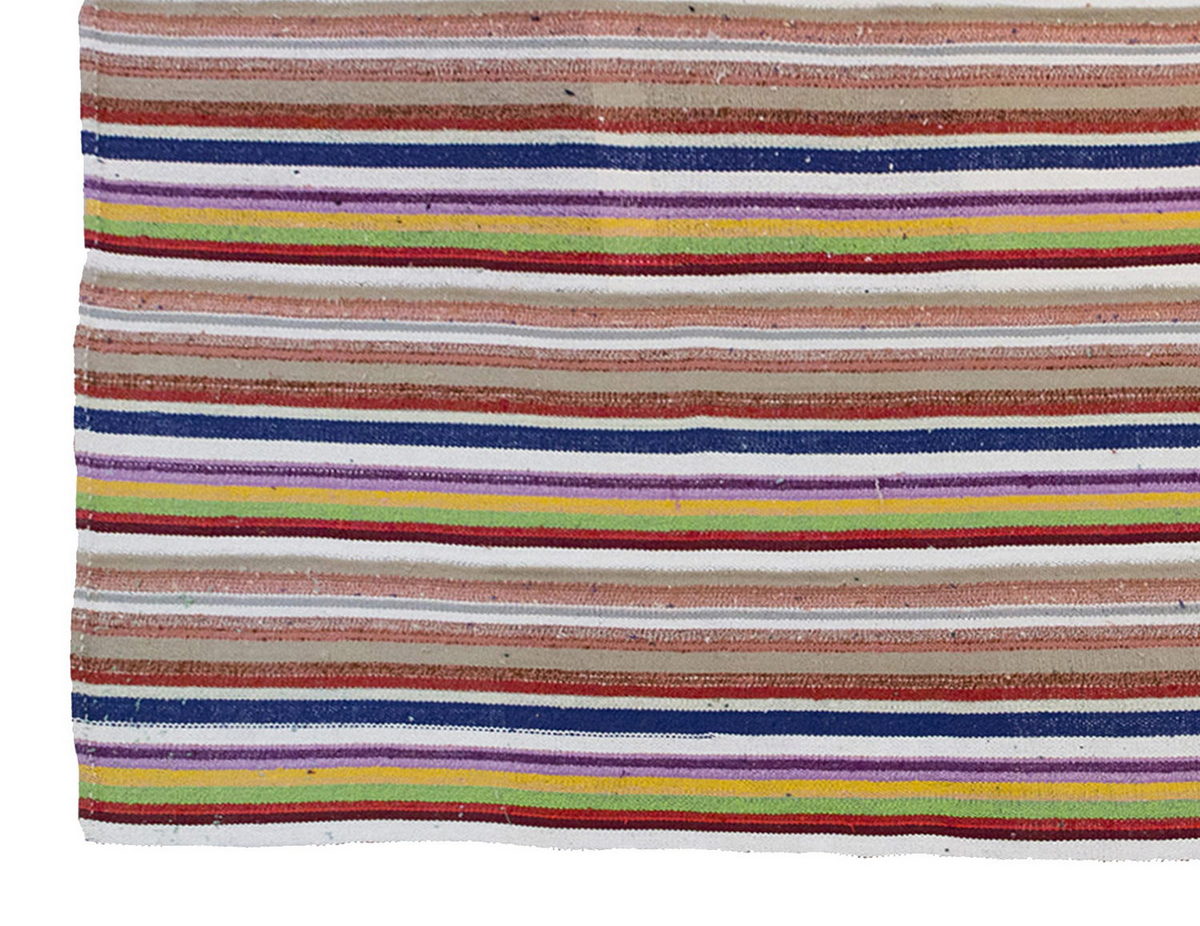 Neutral Kilim 6' x 8'7" feet 183 x 262 cm