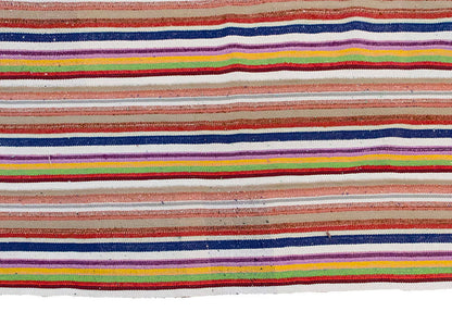 Neutral Kilim 6' x 8'7" feet 183 x 262 cm