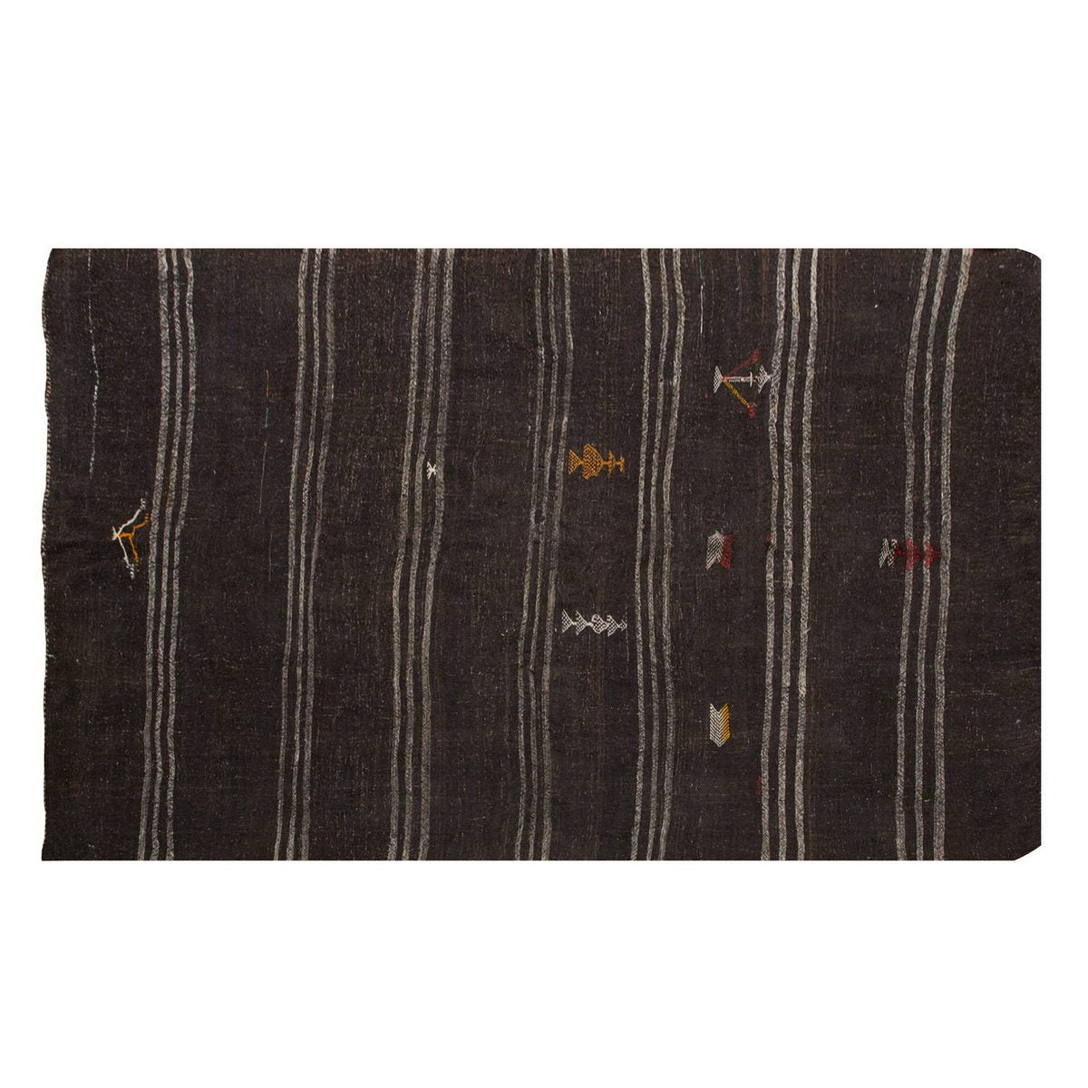 Neutral Kilim 6'1" x 9'10" feet 185 x 300 cm