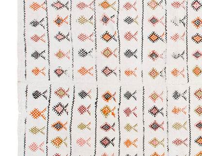 Neutral Kilim 6'10" x 14'2" feet 208 x 432 cm