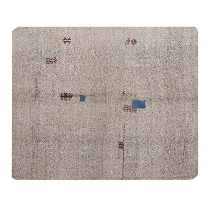 Neutral Kilim 6'11" x 8'7" feet 212 x 262 cm