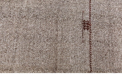 Neutral Kilim 6'11" x 8'7" feet 212 x 262 cm