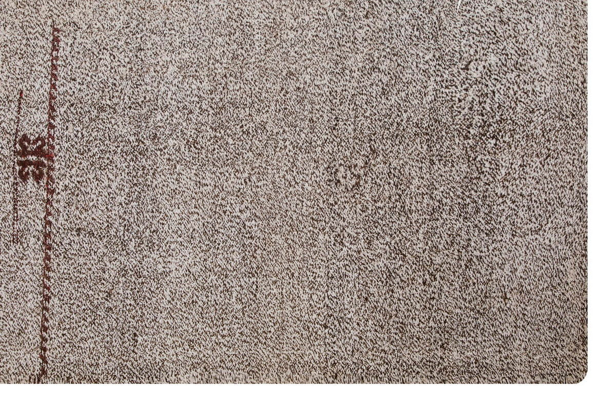 Neutral Kilim 6'11" x 8'7" feet 212 x 262 cm
