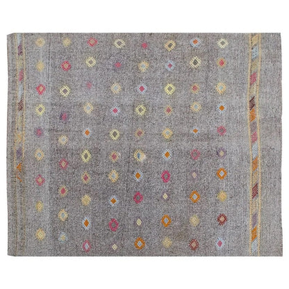 Neutral Kilim 6'2" x 8'2" feet 188 x 250 cm