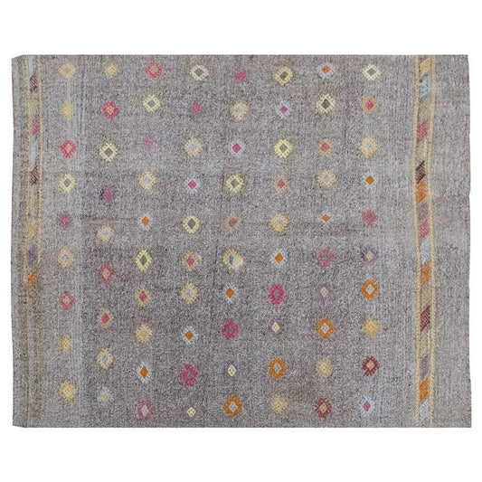 Neutral Kilim 6'2" x 8'2" feet 188 x 250 cm