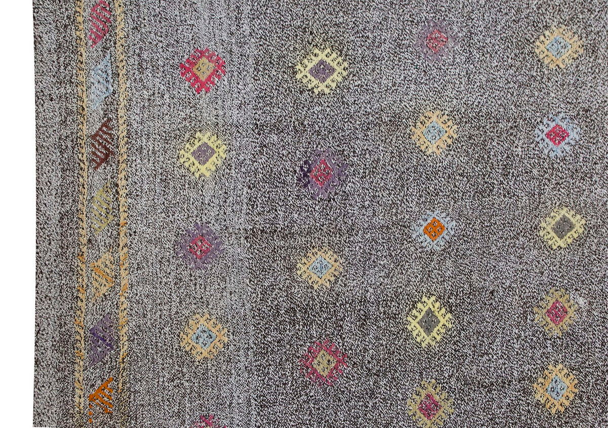 Neutral Kilim 6'2" x 8'2" feet 188 x 250 cm