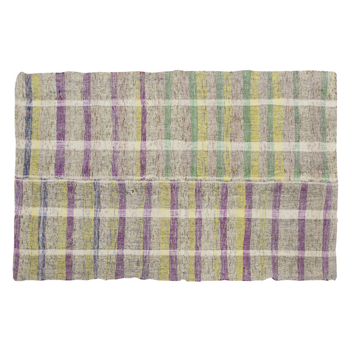 Neutral Kilim 6'2" x 8'8" feet 187 x 264 cm