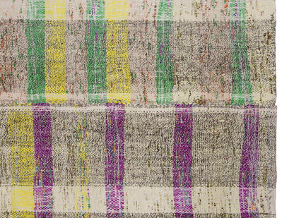 Neutral Kilim 6'2" x 8'8" feet 187 x 264 cm