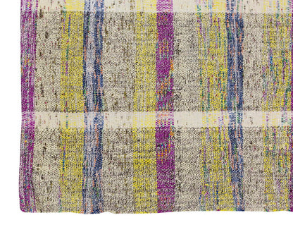 Neutral Kilim 6'2" x 8'8" feet 187 x 264 cm