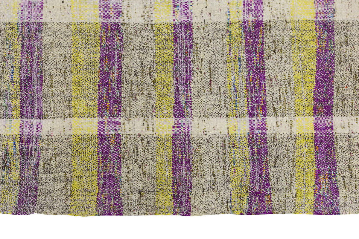 Neutral Kilim 6'2" x 8'8" feet 187 x 264 cm