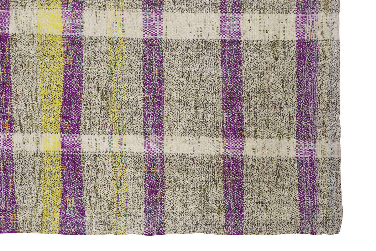 Neutral Kilim 6'2" x 8'8" feet 187 x 264 cm