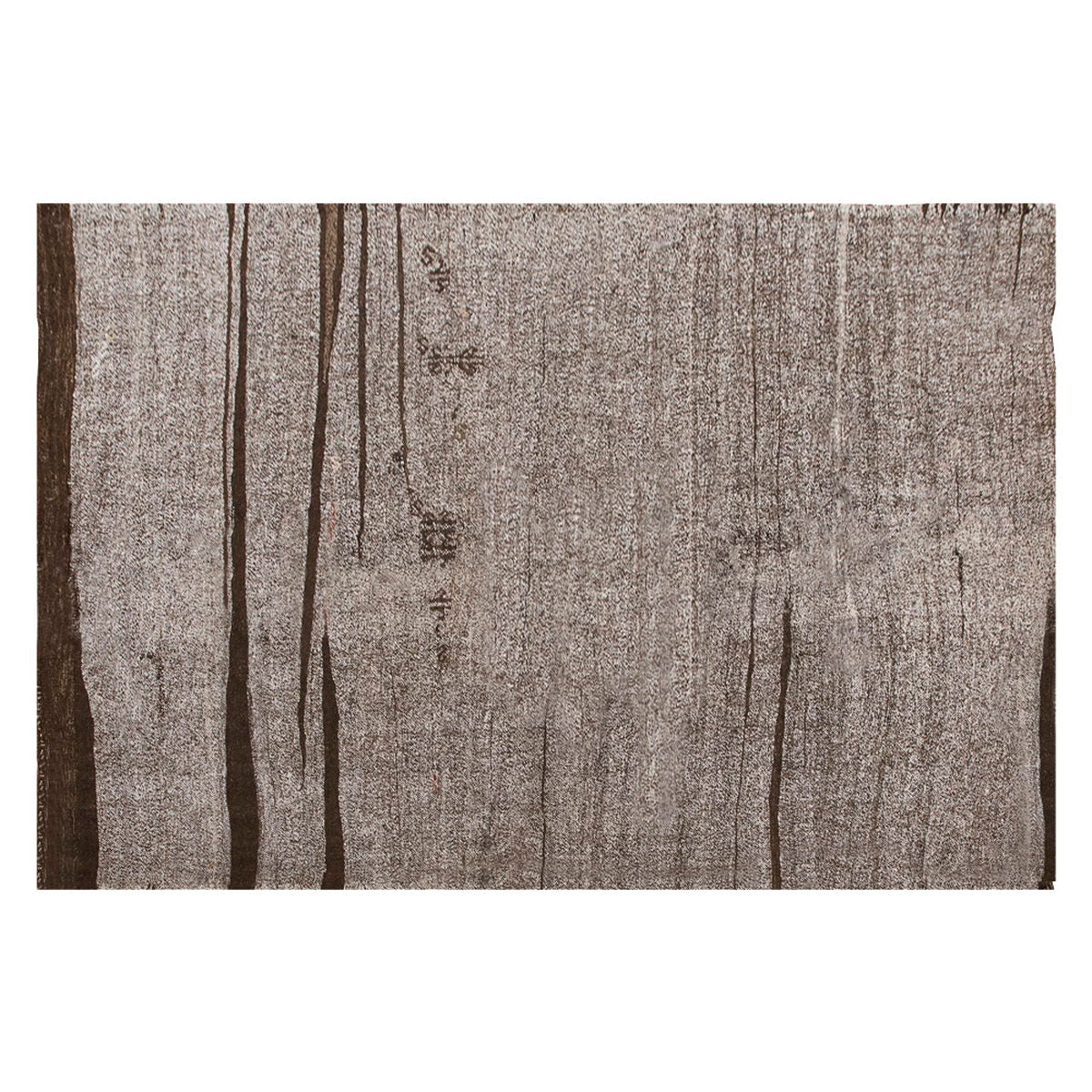 Neutral Kilim 6'2" x 8'8" feet 187 x 265 cm
