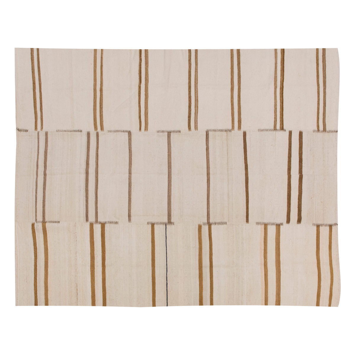 Neutral Kilim 6'3" x 7'10" feet 190 x 240 cm
