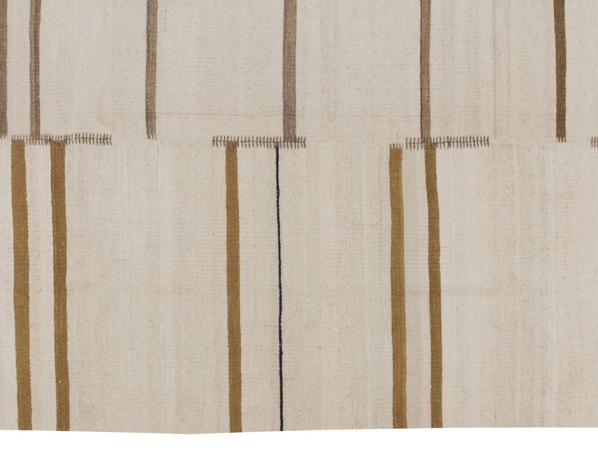 Neutral Kilim 6'3" x 7'10" feet 190 x 240 cm