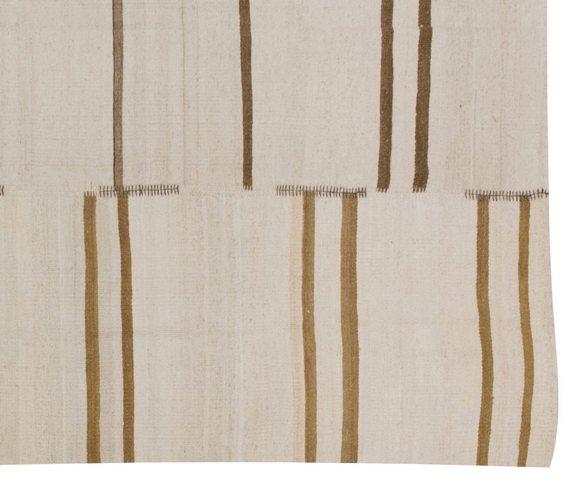 Neutral Kilim 6'3" x 7'10" feet 190 x 240 cm