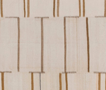 Neutral Kilim 6'3" x 7'10" feet 190 x 240 cm