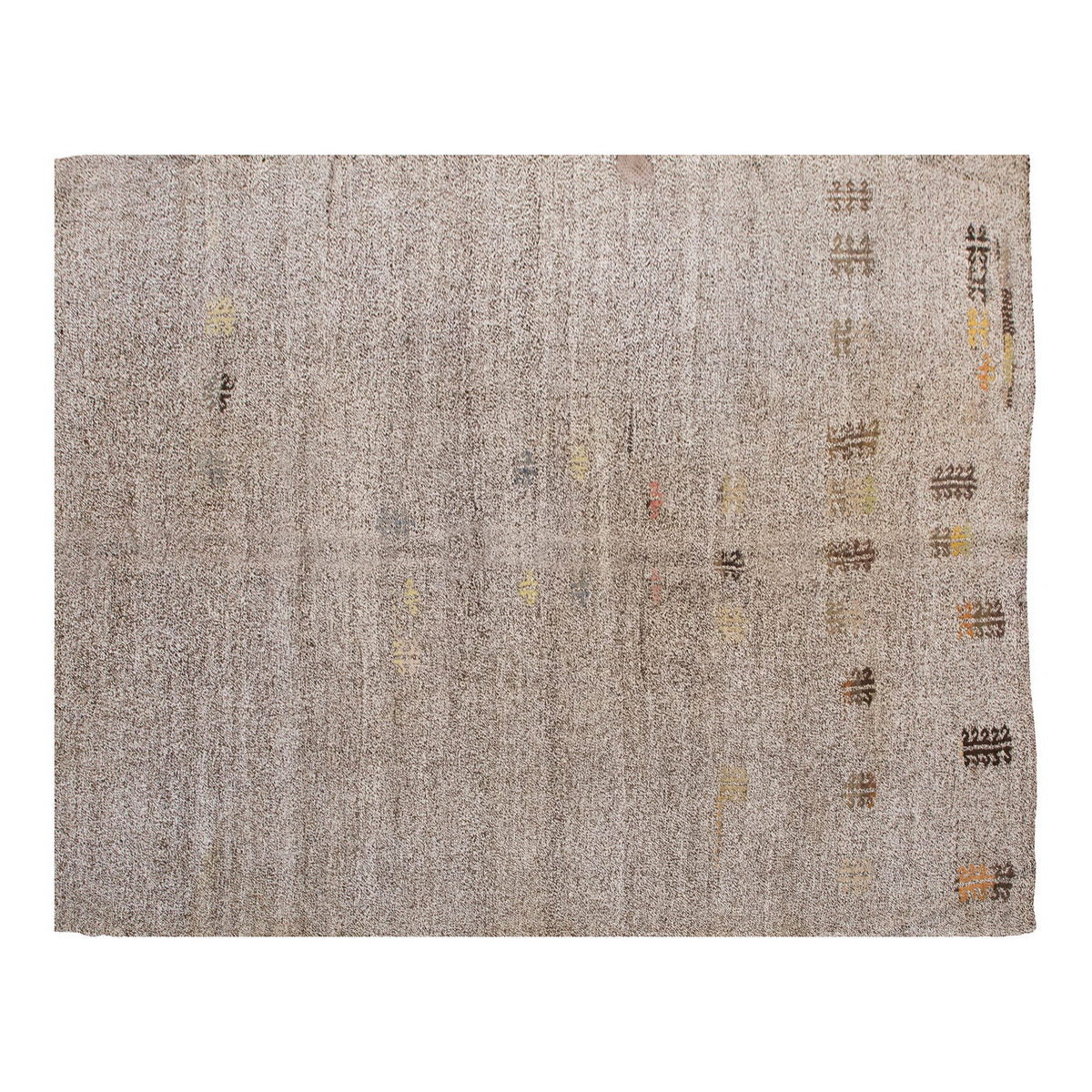 Neutral Kilim 6'3" x 9'1" feet 190 x 277 cm