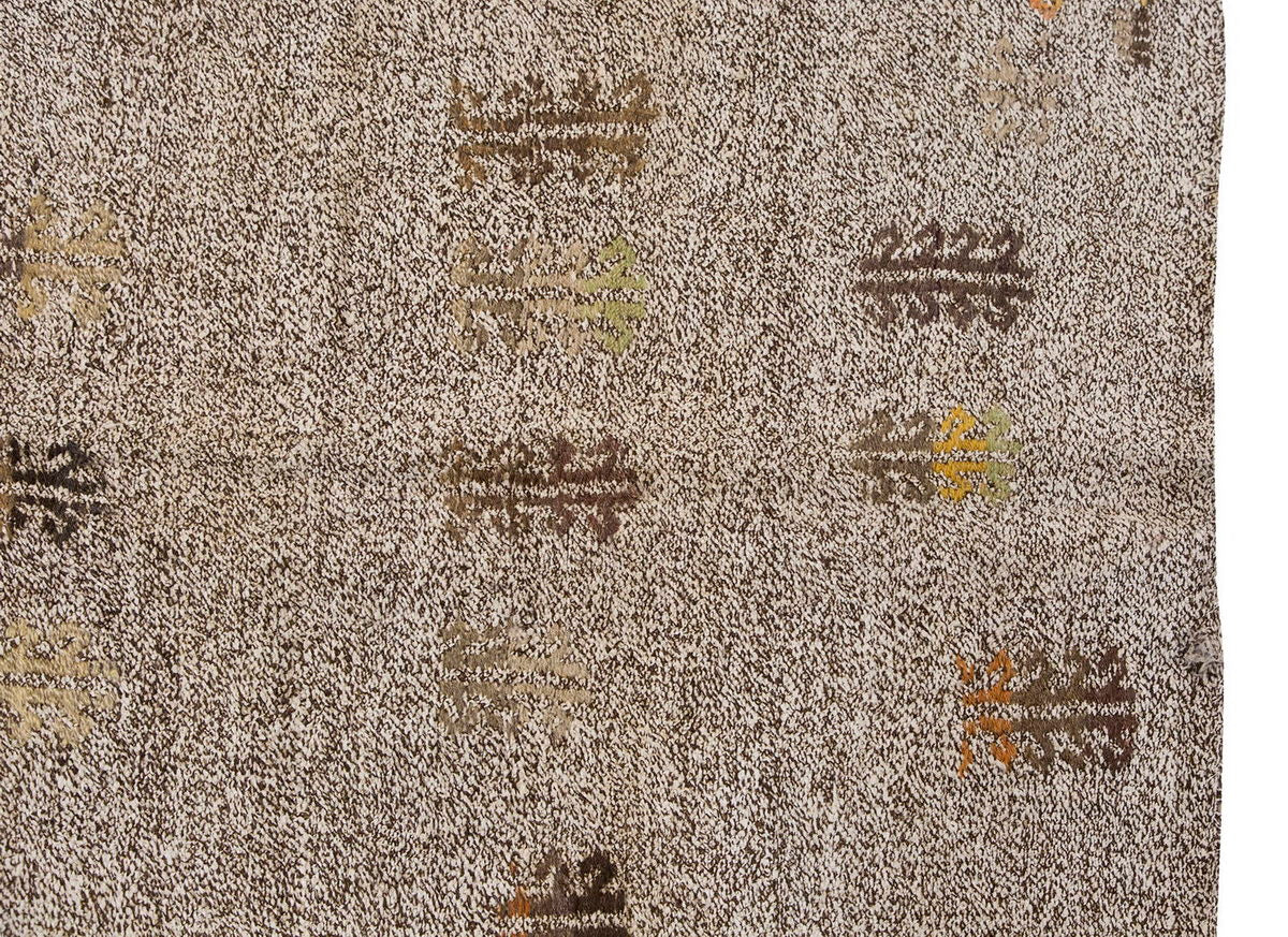 Neutral Kilim 6'3" x 9'1" feet 190 x 277 cm