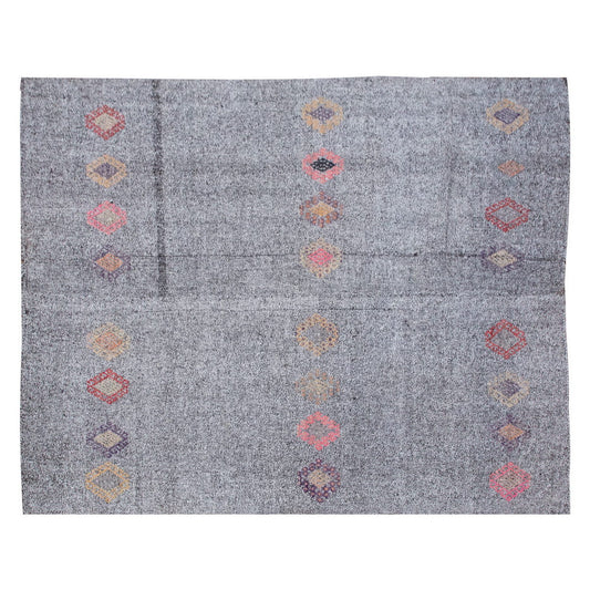 Neutral Kilim 6'4" x 8" feet 192 x 242 cm