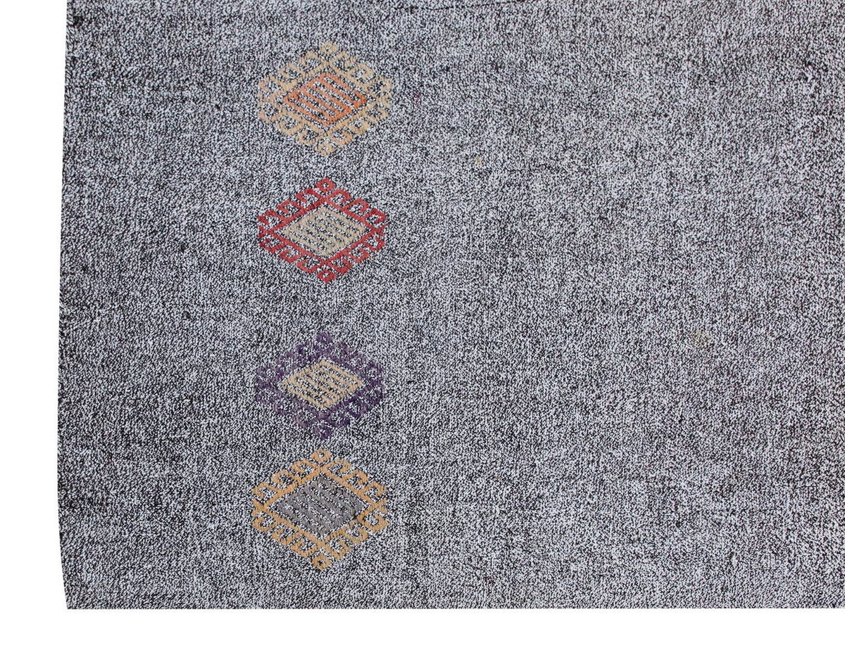 Neutral Kilim 6'4" x 8" feet 192 x 242 cm