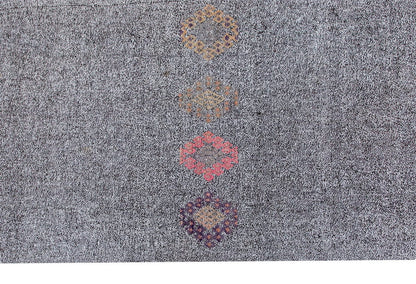 Neutral Kilim 6'4" x 8" feet 192 x 242 cm
