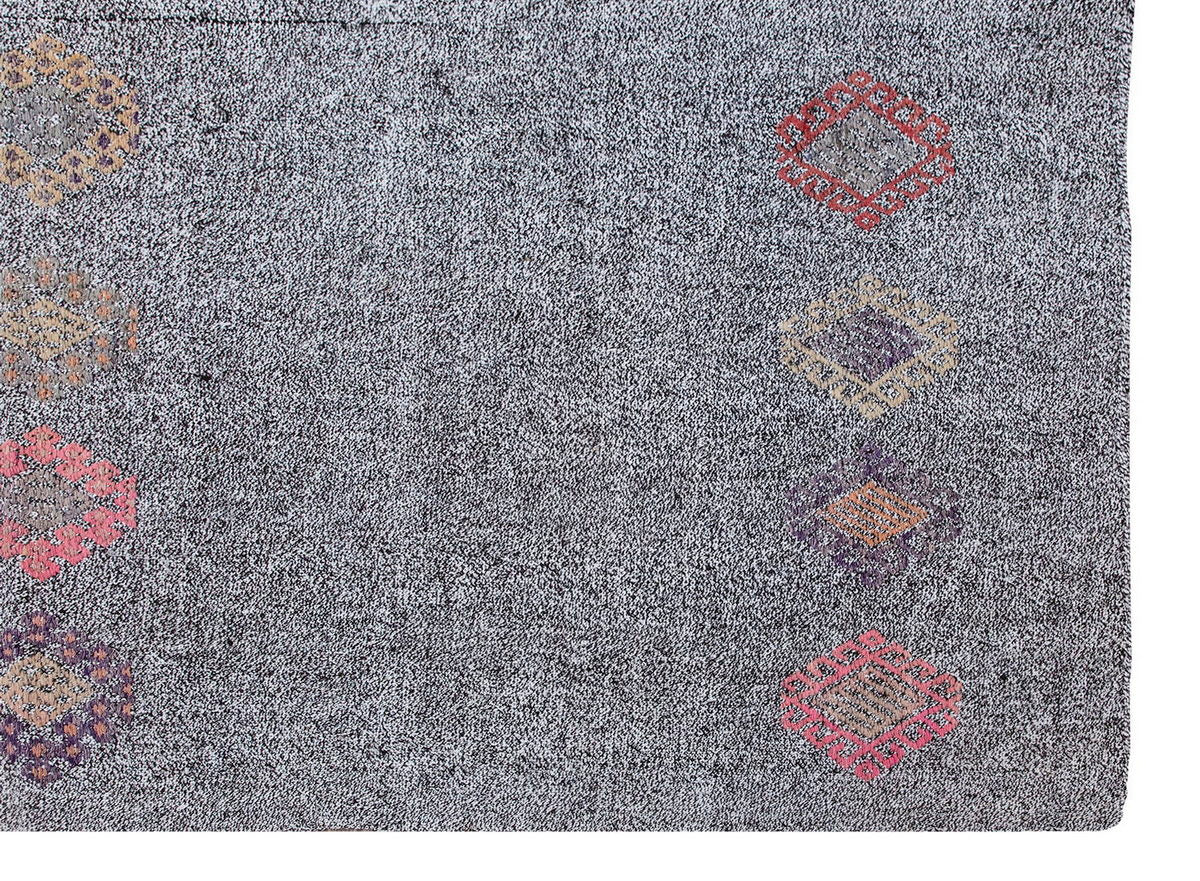 Neutral Kilim 6'4" x 8" feet 192 x 242 cm