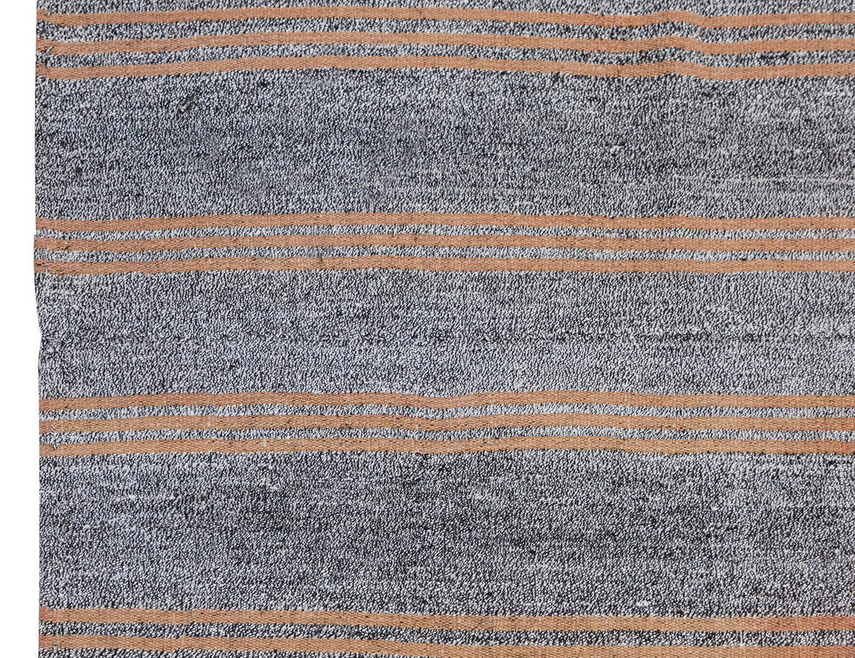 Neutral Kilim 6'5" x 8'7" feet 195 x 262 cm