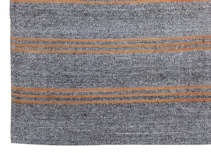 Neutral Kilim 6'5" x 8'7" feet 195 x 262 cm