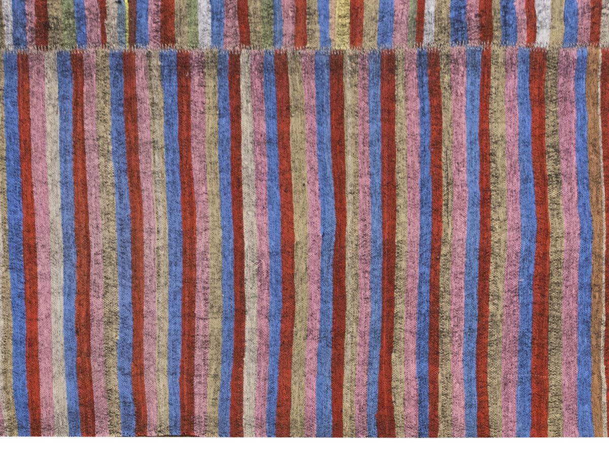 Neutral Kilim 6'6" x 9'8" feet 198 x 295 cm