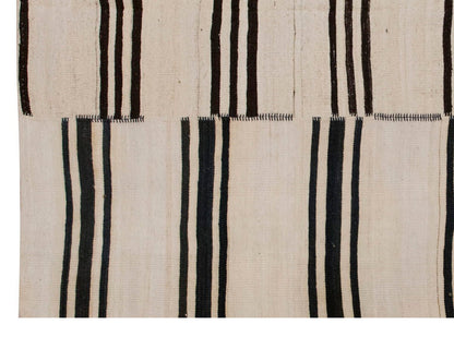 Neutral Kilim 6'7" x 8'2" feet 200 x 250 cm