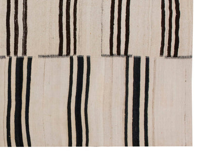 Neutral Kilim 6'7" x 8'2" feet 200 x 250 cm