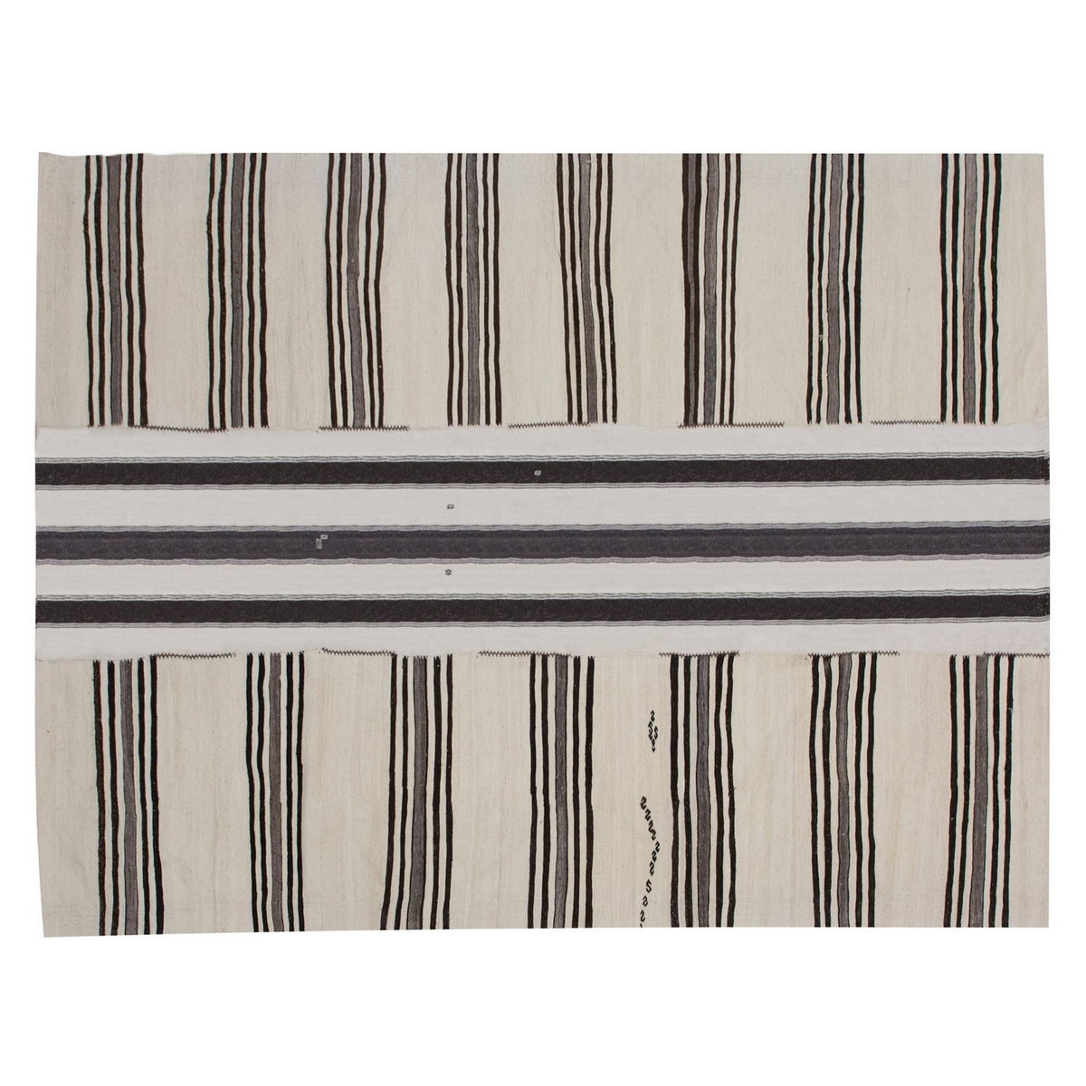 Neutral Kilim 6'9" x 10" feet 207 x 300 cm