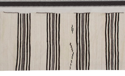 Neutral Kilim 6'9" x 10" feet 207 x 300 cm
