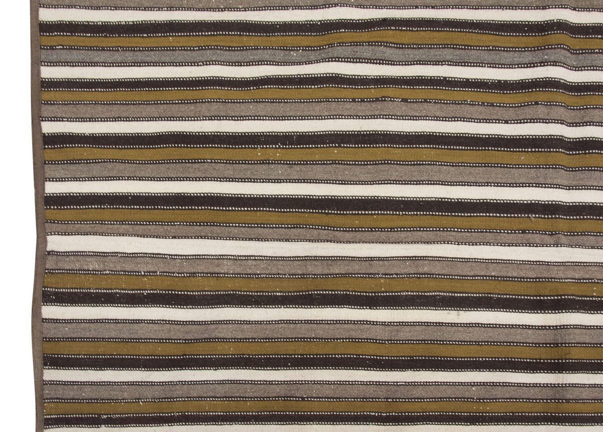 Neutral Kilim 6'9" x 7'9" feet  205 x 237 cm