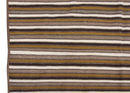 Neutral Kilim 6'9" x 7'9" feet  205 x 237 cm