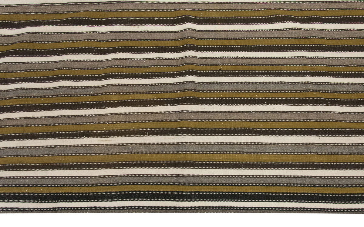 Neutral Kilim 6'9" x 7'9" feet  205 x 237 cm