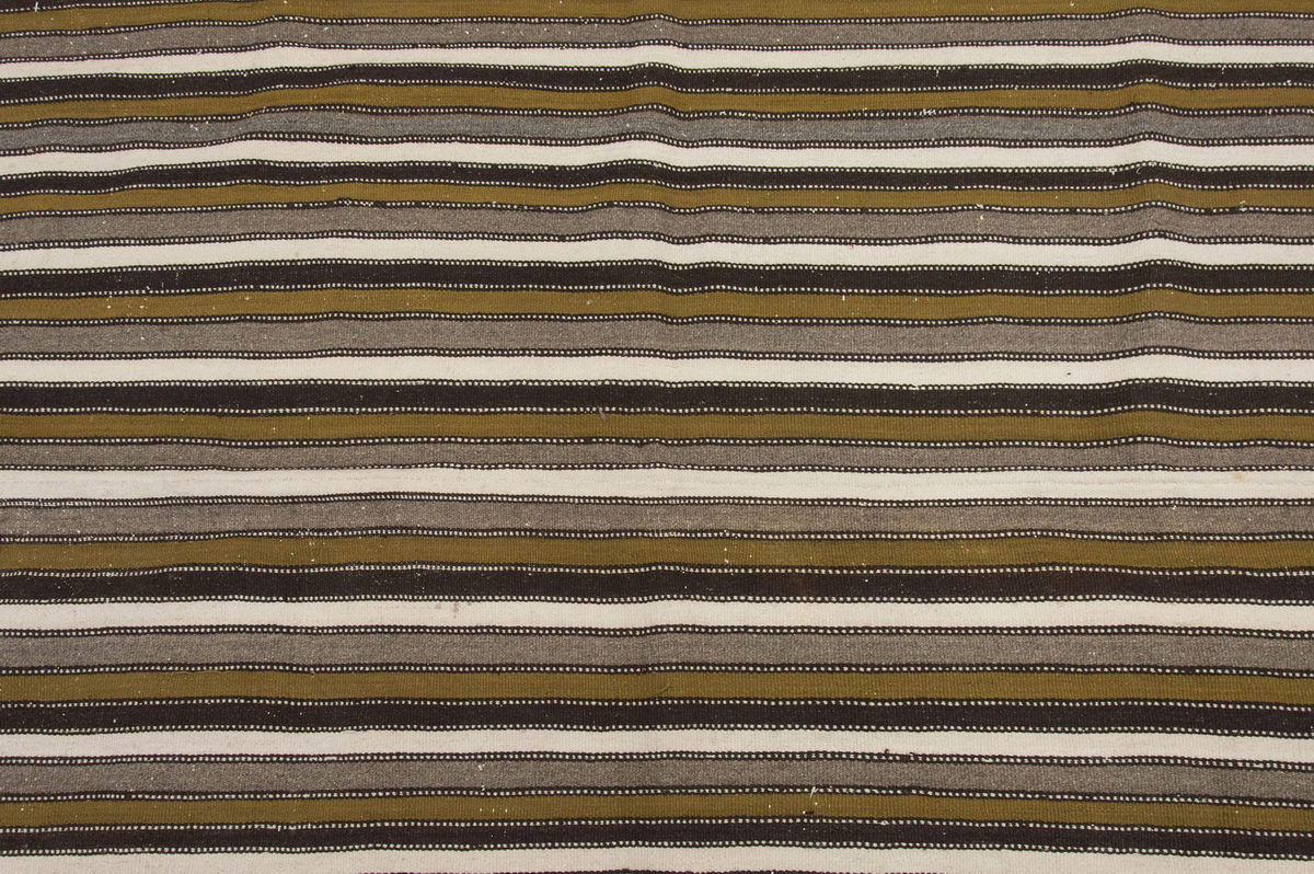 Neutral Kilim 6'9" x 7'9" feet  205 x 237 cm