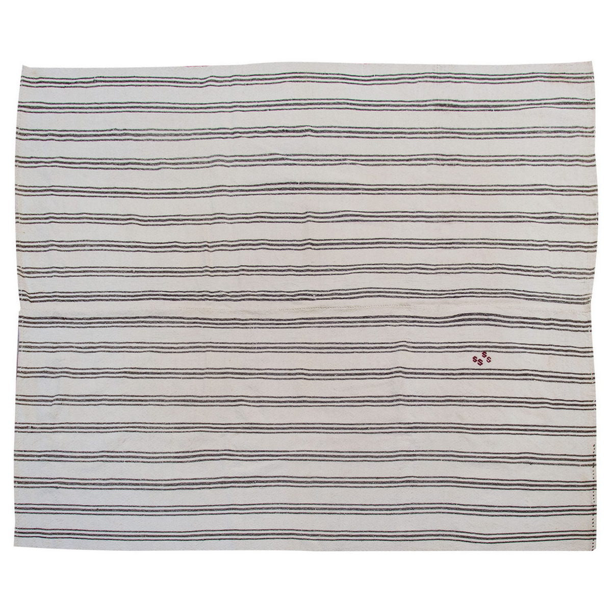 Neutral Kilim 7'1" x 9'1" feet 216 x 278 cm