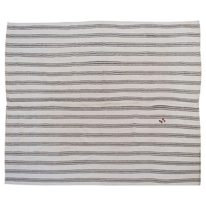 Neutral Kilim 7'1" x 9'1" feet 216 x 278 cm
