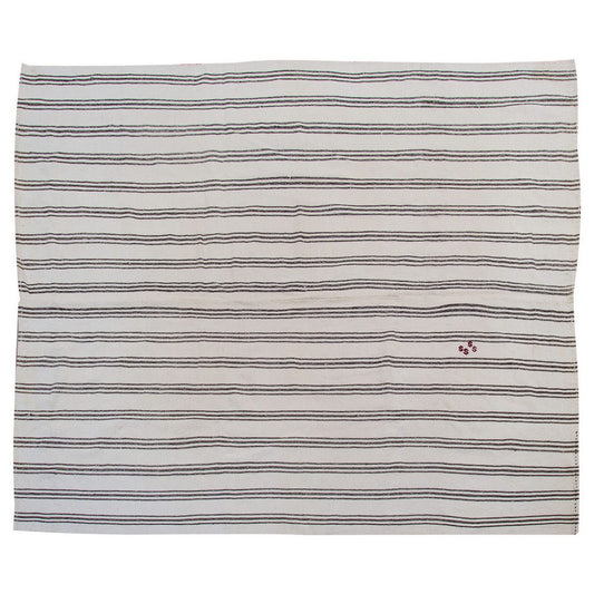 Neutral Kilim 7'1" x 9'1" feet 216 x 278 cm
