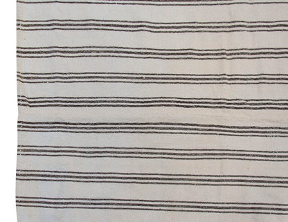 Neutral Kilim 7'1" x 9'1" feet 216 x 278 cm